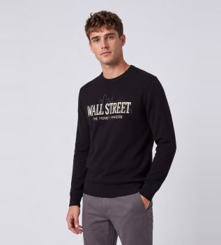 Maglione in maglia Heron Light nero