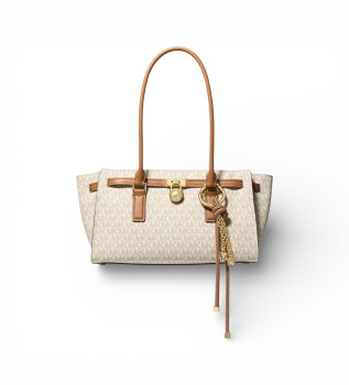 Piccola borsa a mano beige Hamilton