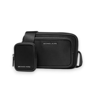 Camera bag with pouch black