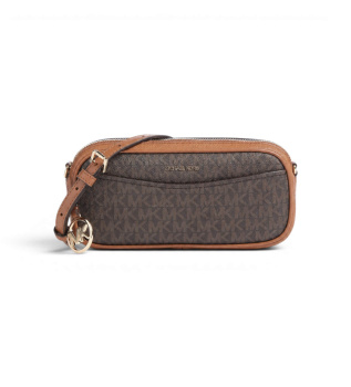Lille brun konvertibel crossbody-taske