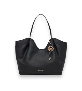 Bolso de piel tote grande Nolita negro