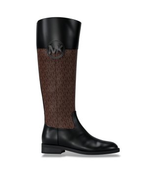 Stivali in pelle Kimmee Flat neri