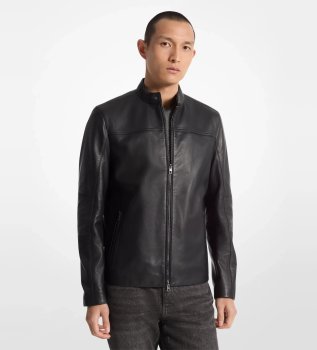 Black Racer Leather Jacket