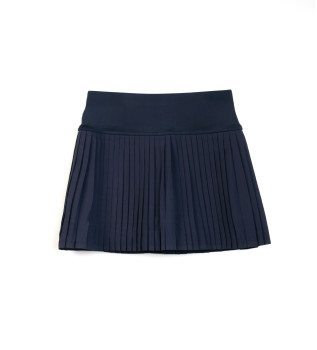 Falda pantal�n plisado azul