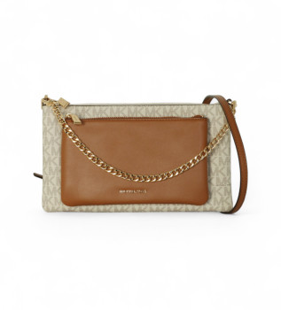 Sac  bandoulire monogramm beige, marron