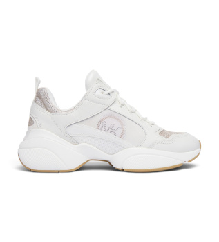 Sneakers in pelle Bowie bianche