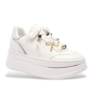 Hayes Leather Sneakers white