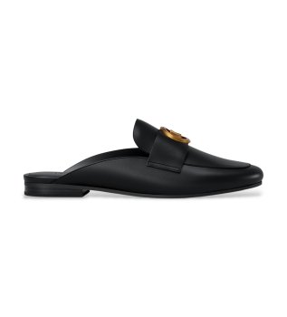 Zuecos de Piel McKenzie negro