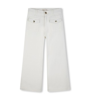 Twill trousers white