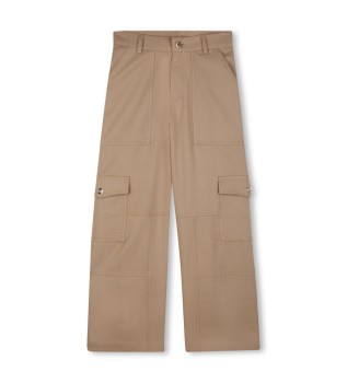 Brown twill trousers