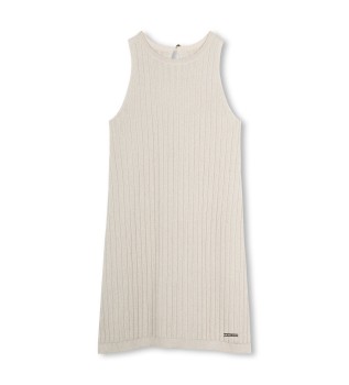 Robe sans manches beige