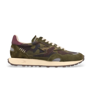 Hype - Baskets en cuir camouflage