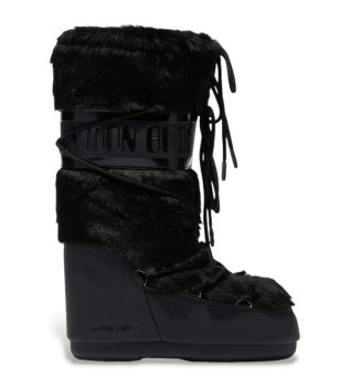 Icon Faux Fur Boots svart