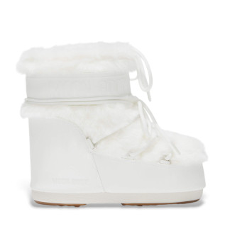 Icon Low Faux Boots blanc