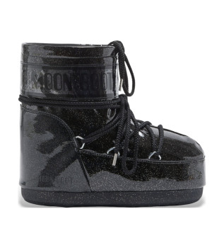 Botas Icon Low Glitter negro