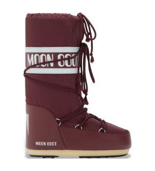 Icon najlonski škornji bordo barve