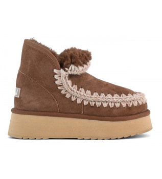 Stivaletti in pelle Mini Eskimo marrone