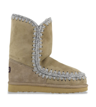 Eskimo Lederstiefel 24 braun