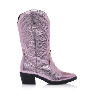 Boots Teo Pink -Heel height 5cm