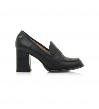 Violette Chaussures en cuir noir - Hauteur du talon 5cm
