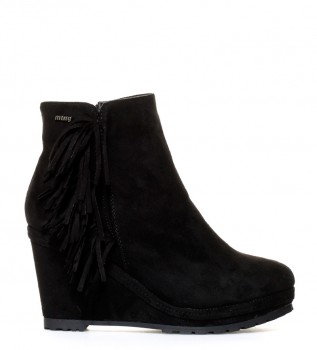 botines cuña mustang