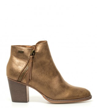 botines cuña mustang