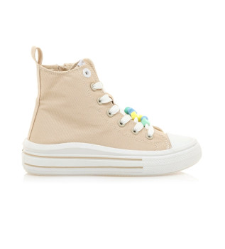 Attitude beige trainers