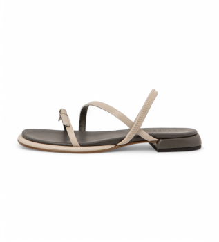 Ledersandalen S3155 Valvin beige