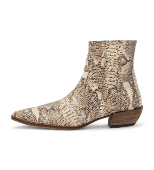 Usnjeni gležnjarji S3353 bež