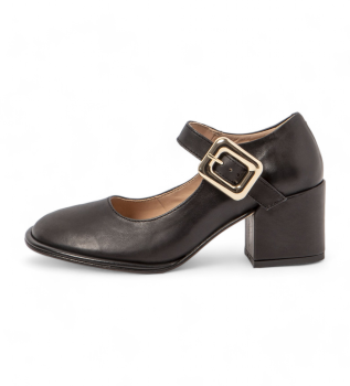 Chaussures en cuir S3373 noir