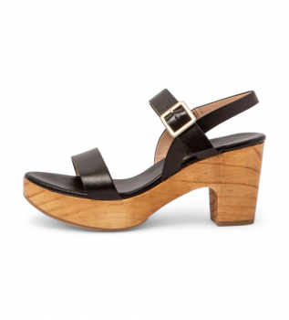 Sandlias em pele S3272 St.laurent preto