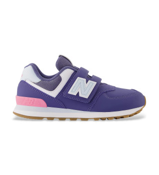 Trainers 574 Hook & Loop purple