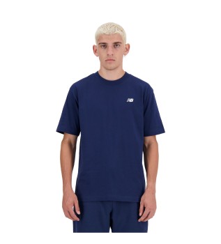 Basic navy cotton T-shirt