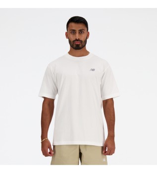 T-shirt sportiva basic in cotone bianco