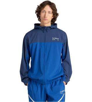 Reimagined Graphic Jacke blau