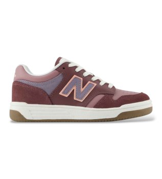 Sneaker B480 Lace granatrot