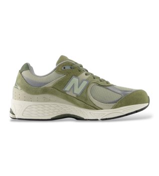 Zapatillas de piel 2002R verde