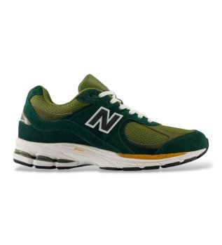Zapatillas de piel 2002R verde
