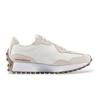 Baskets en cuir 327 beige