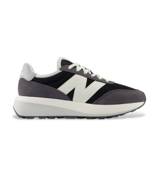 Sapatilhas de pele 370 cinzentas