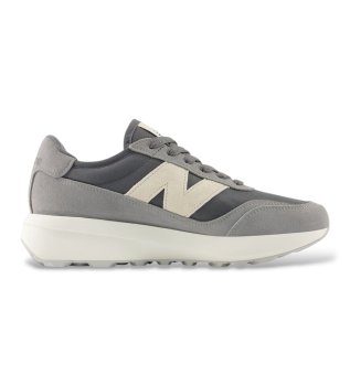 Baskets en cuir 370 gris