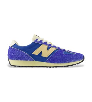 Zapatillas de piel 471 azul