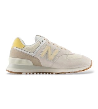 Zapatillas de piel 574 crudo