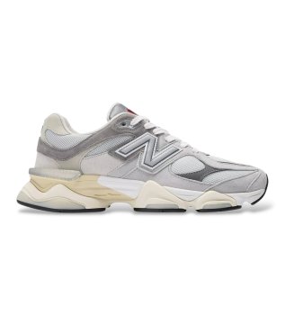 Leder-Sneaker 9060, grau