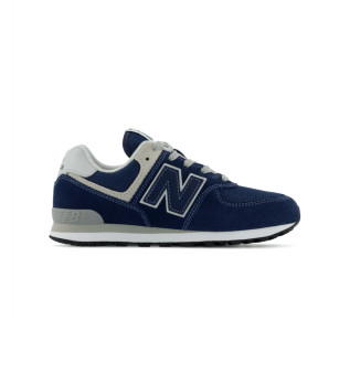 Baskets en cuir 574 navy