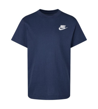 Sportswear Futura navy besticktes T-Shirt
