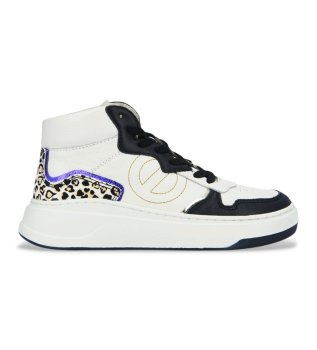 Sneakers Bridget in pelle bianca
