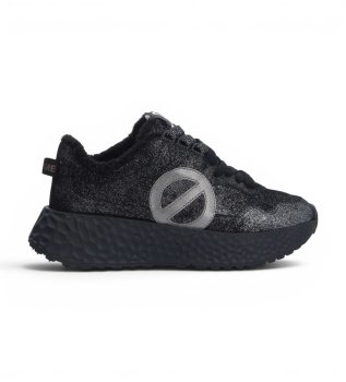 Baskets en Cuir Carter Jogger Crystal Cocoon noir