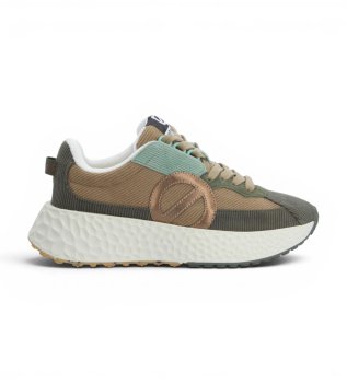Zapatillas Carter Runner Daddy beige, verde