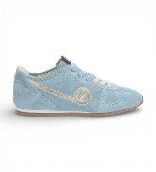Leren sneakers Evo Run blauw
